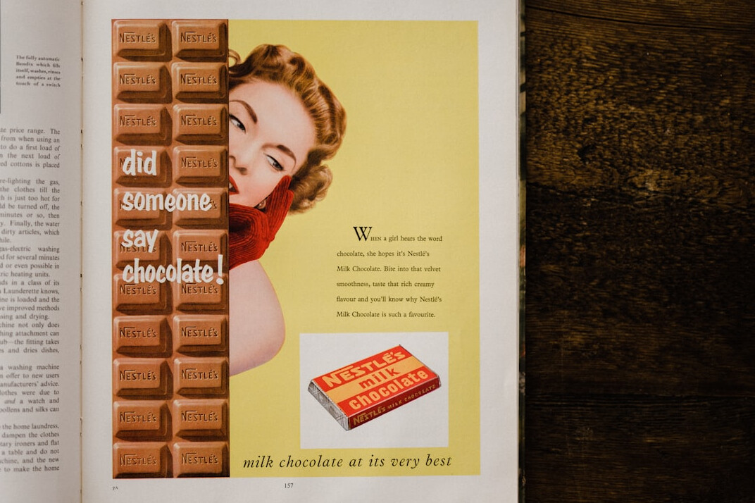 retro ad design