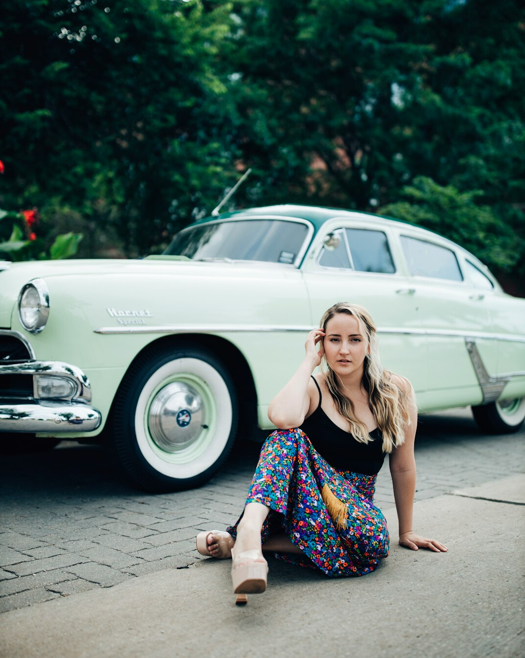 retro commercial shoot